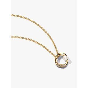 Pandora Organically Shaped Pav?? Circle Freshwater Pearl Collier Necklace